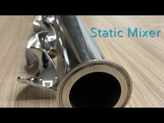 De epoxy-revestido ensanchado termina el mezclador estático claro