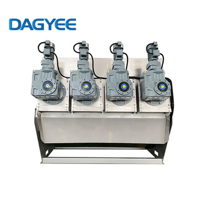 High Efficiency Spiral Sludge Dewatering Machine 304 Stainless Steel 1-5 m³/h Capacity for Low-Concentration Sludge