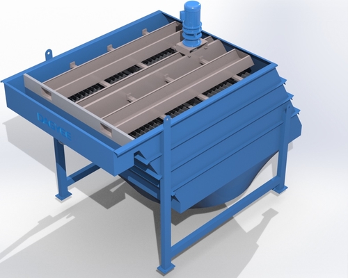 Cross Flow 8 Inch Inlet Slant Plate Clarifier Sedimentation Tank Customizable Equipment