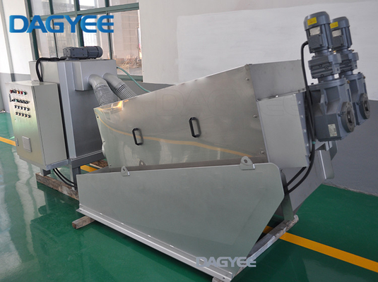 SGS Multi Plate Municipal 6m3/h Screw Press Dehydrator