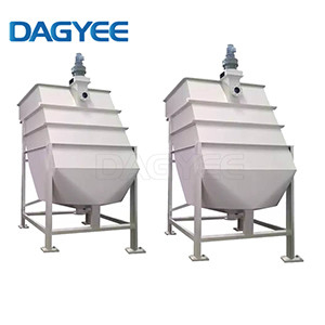 Lamella Plate Vertical Clarifier PP PVC Plate Automatic Dewatering Tank