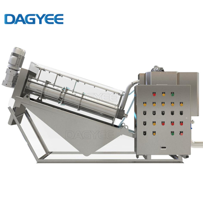 Dehydrator Volute Sludge Mechanical Multipal Screw Stack Disc Dewatering Wastewater
